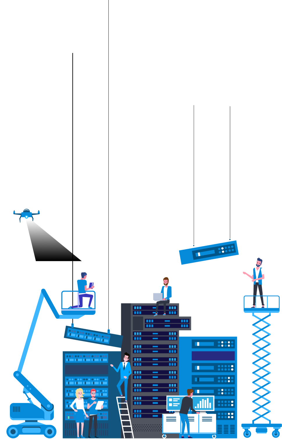 Netinternet Akıllı Kabinet Sistemleri İllüstrasyonu